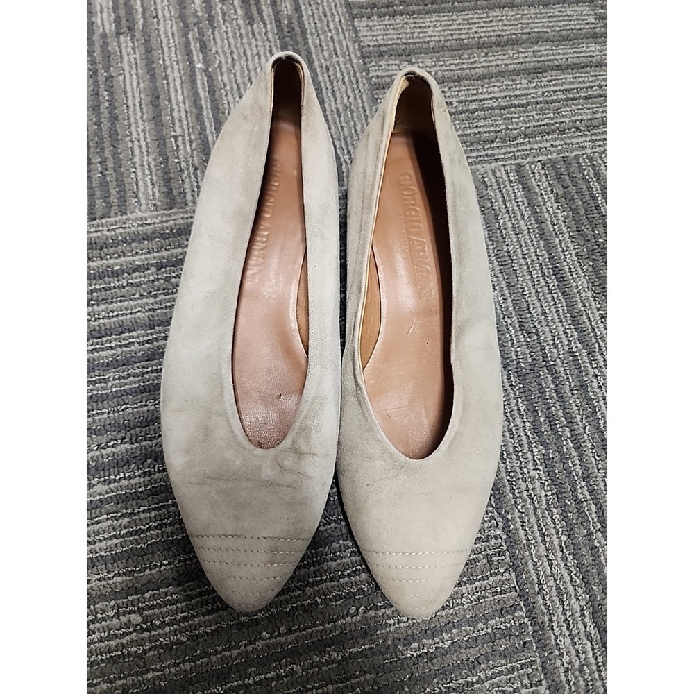Giorgio Armani Suede‎ Flats 36.5